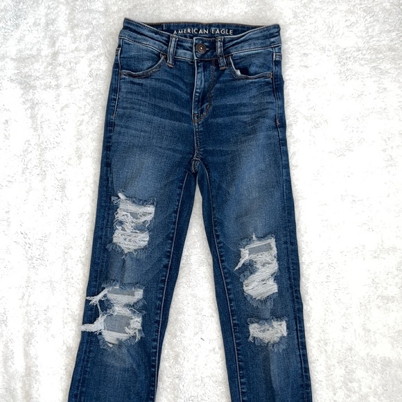 American Eagle Outfitters Denim - Ripped Skinny Jeans